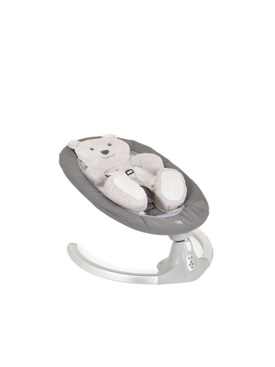 Moni Electric Baby Relax Ari Βear with Music Gray for Child up to 9kg