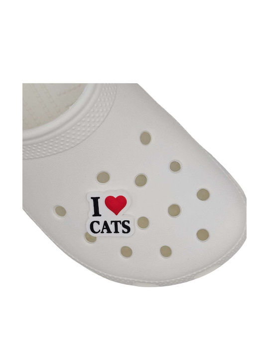 Αξεσουάρ Διακοσμητικά Crocs I Love Cats
