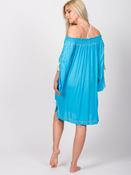 Rima Beachwear Women's Dress Beachwear Turquoise