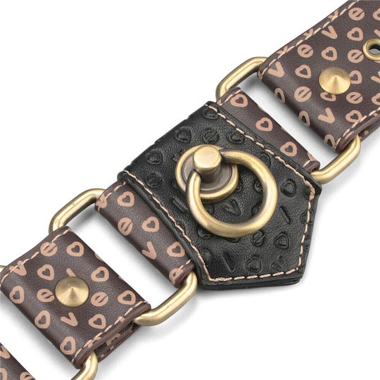 Lovetoy Rebellion Reign Hand Cuffs Black/Brown