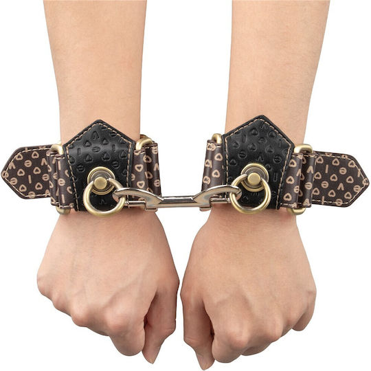 Lovetoy Rebellion Reign Hand Cuffs Black/Brown