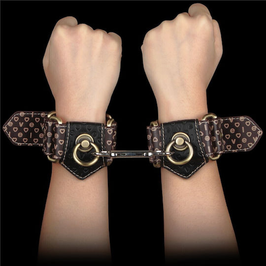 Lovetoy Rebellion Reign Hand Cuffs Black/Brown