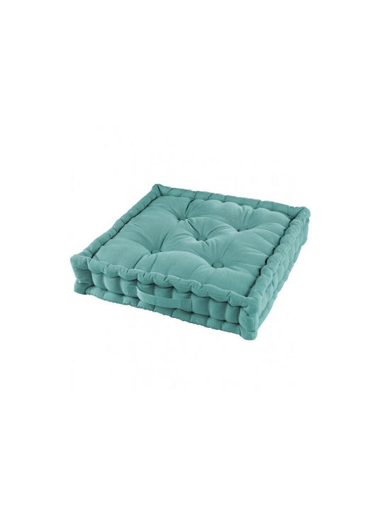 Douceur d'Intérieur Floor Pillow Pacifique Turquoise 60x60cm.