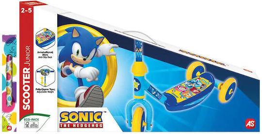 AS Παιδικό Πατίνι Sonic Τρίτροχο για 2+ Ετών Πολύχρωμο