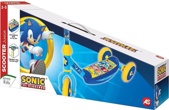 AS Παιδικό Πατίνι Sonic Τρίτροχο για 2+ Ετών Πολύχρωμο