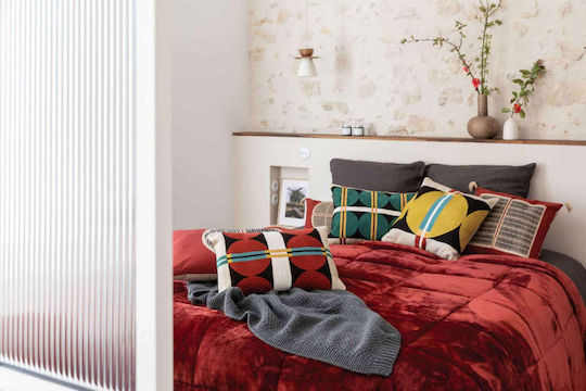 Vivaraise Perna De Canapea Yoni Din 100% Bumbac Multicolor 30x50cm
