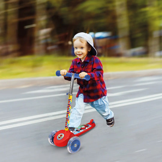 AS Patinetă Copii Plus Spidey cu 3 Roți pentru 3+ Ani Multicolor