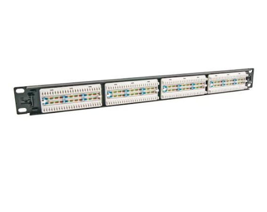 Canovate Patch Panel für Rack 1U 19" 24 Ports Schwarz