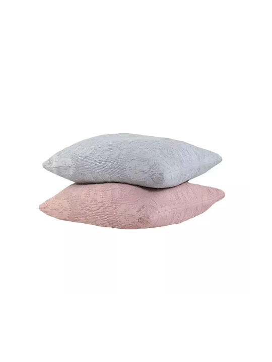 Nef-Nef Homeware Sofa Cushion Εlbert Aqua 50x50cm.