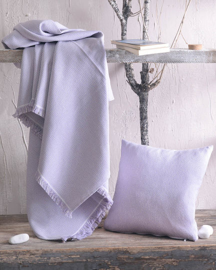Rythmos Μαξιλαροθήκη Living Room Utopia Lilac 40x40εκ.