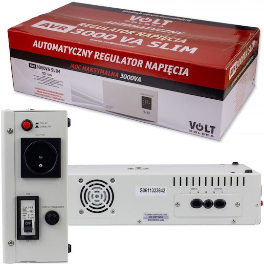 Voltage Stabilizer Volt Poland AVR 3000VA Slim