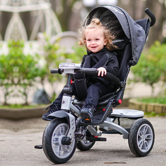 Lorelli Speedy 360º Convertible with Parental Handle for 1-3 Years Ivory & Black