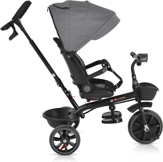 Byox Summer Convertible with Parental Handle for 12 Months Gray