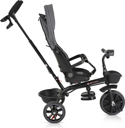 Byox Summer Convertible with Parental Handle for 12 Months Gray