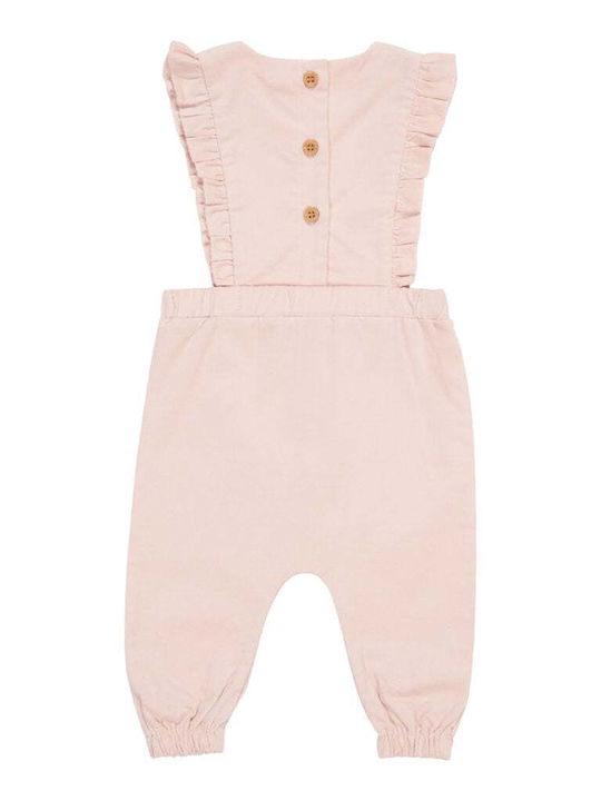 Little Dutch Kids Corduroy Jumpsuit Soft Pink