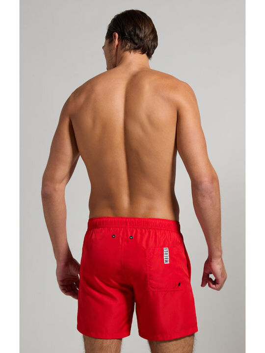 Bikkembergs Men's Swimwear Shorts Red