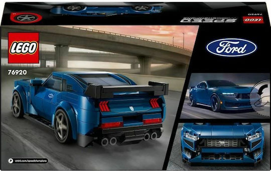 LEGO Speed Champions Ford Mustang Dark Horse за 9+ Години 344 Бройки