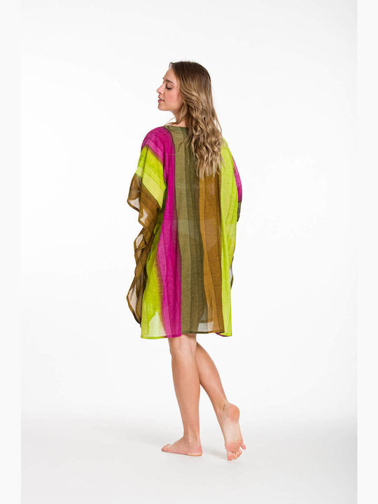 Rima Beachwear Women's Caftan Beachwear Chaki