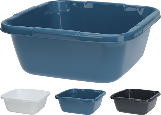Excellent Houseware Lavoar Pătrat 29x29x12cm. Capacitate 6lt Negru
