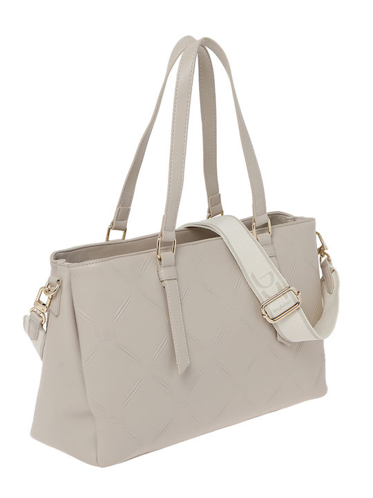 Byblos Damen Tasche Shopper Schulter Ecru