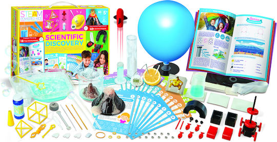 4M Scientific Discoveries Vol. 1 - 42 Experiments, Steam Kids STEM Joc Educațional Experimente pentru 5+ Ani