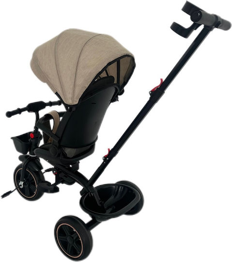 Funny Foldable and Convertible for 1.5+ Years Beige Kids Tricycles