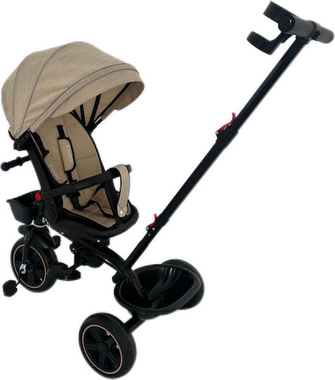 Funny Foldable and Convertible for 1.5+ Years Beige Kids Tricycles