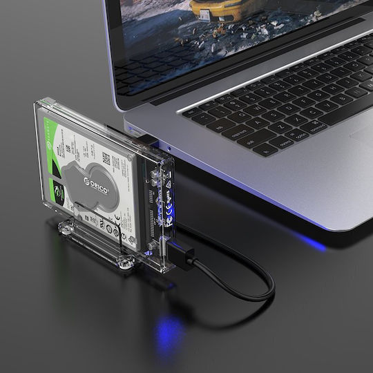 Orico Case for Hard Drive 2.5" SATA III with Connection USB 3.0 Transparent