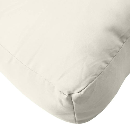 vidaXL Palace Cushion for Pallet Bench with Backrest Beige 3 Pieces 60x60cm