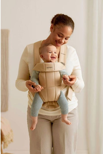 BabyBjorn Backpack Carrier Beige with Maximum Weight 11kg