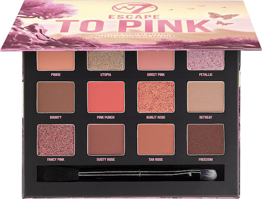 W7 Cosmetics Escape To Pink Eyeshadow Palette