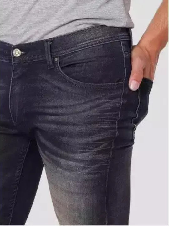 Men's Jeans Pants with Relaxed Fit Dark Blue