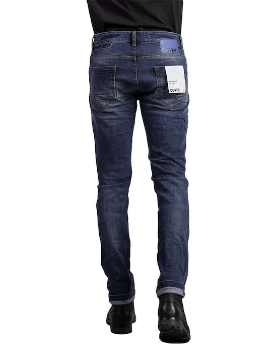 Cover Jeans Cover Herren Jeanshose Marineblau