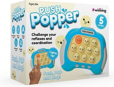 The Source Push Pop it Fidget Πλαστικό Μπλε