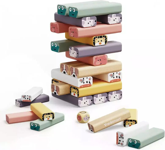 Board Game Πύργος Ισορροπίας Ζωάκια for 3+ Players 3+ Years Old (EN) Top Bright