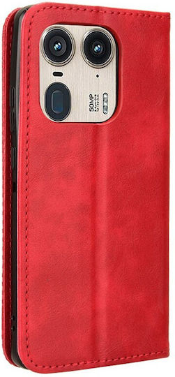 Retro Book Κόκκινο (Motorola Edge 50 Ultra 5G)