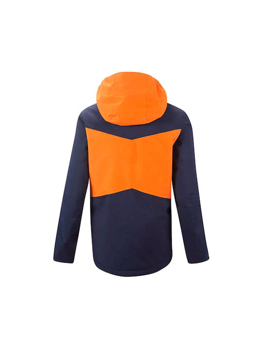 Junior Felix Jacket Blue-Orange Halti Kid Ski jacket for all kind of outdoor activities