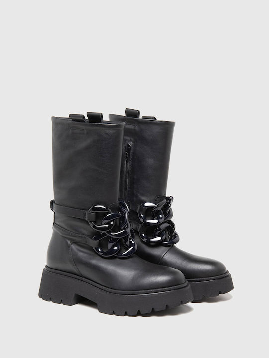 Janet & Janet Ankle Boots-Black Μποτάκια (Γυναικείο Black - 02257)