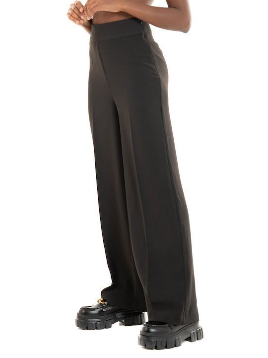 Ichi Pants Elaxi-Black Women's Trousers - Black - 20115154 /194008