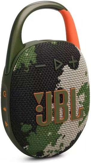 JBL Clip 5 Αδιάβροχο Ηχείο Bluetooth 7W με Διάρκεια Μπαταρίας έως 12 ώρες Squad