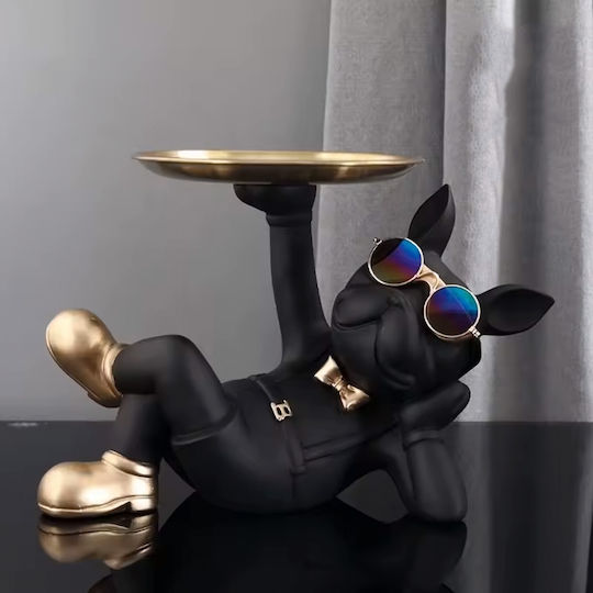 Keskor Dekorativ Hund aus Polyresin 26x17x18cm 1Stück