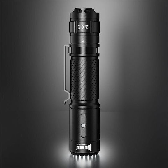 Wuben Flashlight LED Waterproof IP68 with Maximum Brightness 1200lm