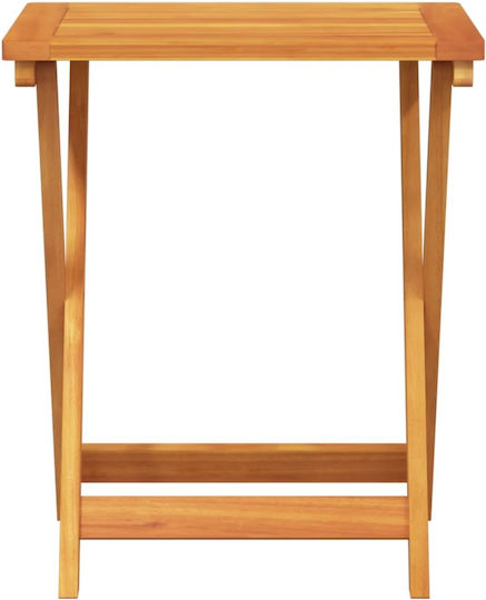 Помощна маса за Малки Външни Пространства Сгъваема MASSIF WOOD 50x36x60бр