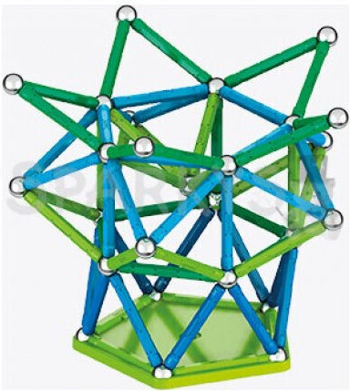 Geomag Geomag Magnetic Construction Toy Classic 142pcs Pf.510..00