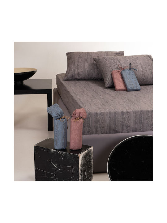 Melinen Mouare Pillowcase Set Grey 50x70cm.