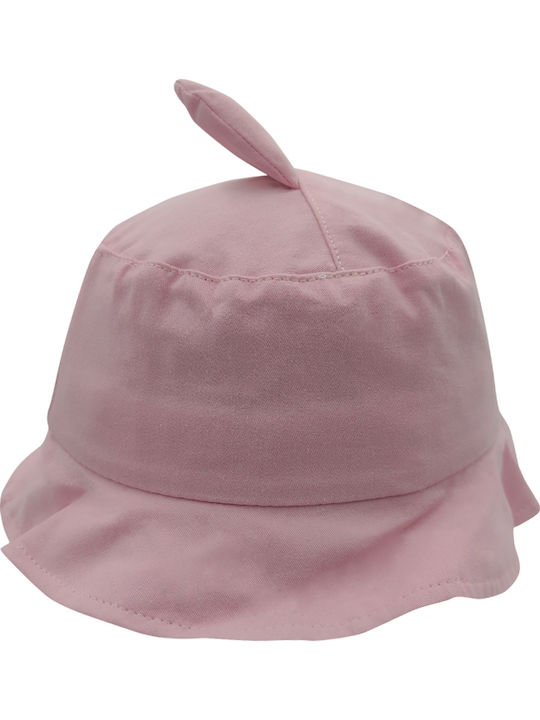Brims and Trims Kinderhut Eimer Stoff Rosa