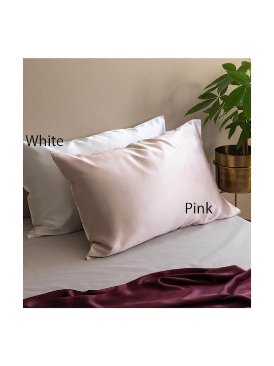 Palamaiki Silka Pillowcase with Envelope Cover White 50x70cm.