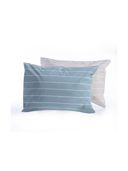 Nef-Nef Homeware Marven Pillowcase Petrol 52x72cm.