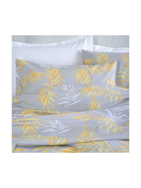 Rythmos Sandra Set Față de Pernă cu plic de acoperire 08 Gri 50x70cm.