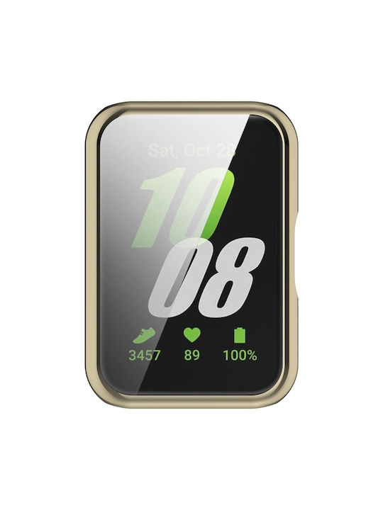 Κάλυψη Θήκη Σιλικόνης σε Χρυσό χρώμα για το Samsung Galaxy Fit 3 Κάλυψη Θήκη Σιλικόνης σε Χρυσό χρώμα για το Samsung Galaxy Fit 3